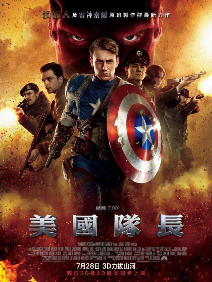 美國隊長_Captain America: The First Avenger_電影海報