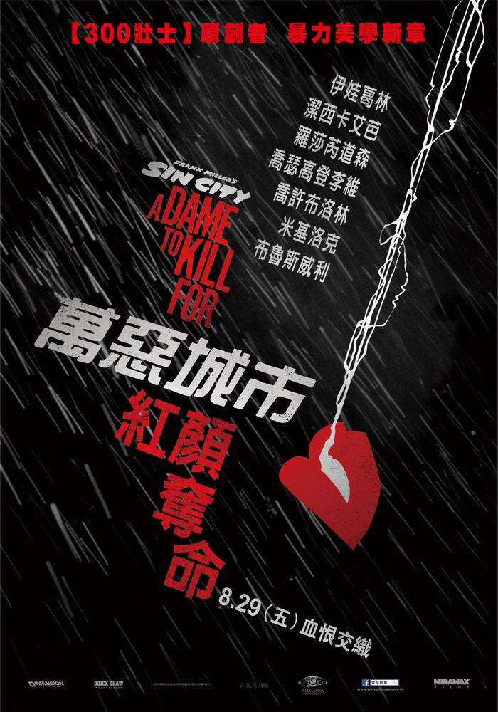 萬惡城市：紅顏奪命_SIN CITY : A DAME TO KILL FOR 3D_電影海報