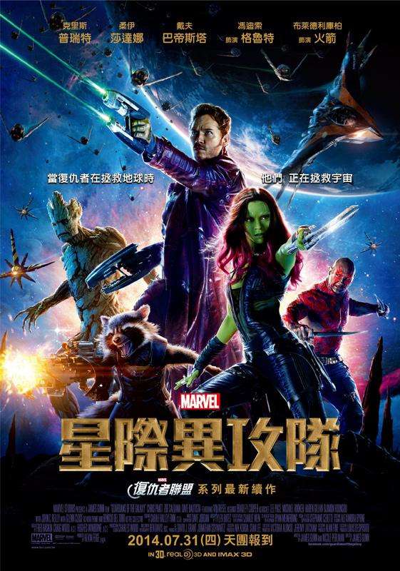 星際異攻隊_Guardians of the Galaxy_電影海報