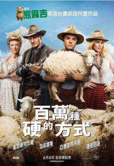 百萬種硬的方式_A Million Ways to Die in the West_電影海報