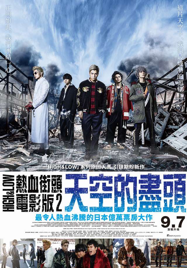 HiGH & LOW 熱血街頭電影版2：天空的盡頭_HiGH & LOW The Movie 2 End of Sky_電影海報