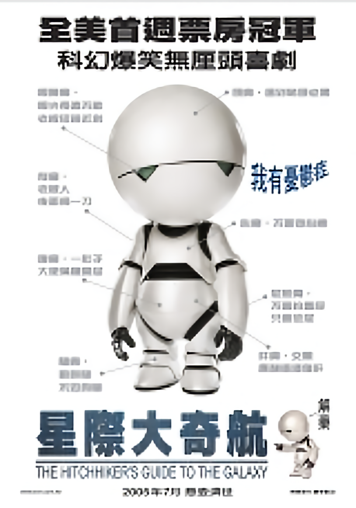 星際大奇航_Hitchhiker's Guide to the Galaxy_電影海報