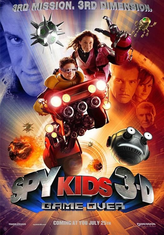 小鬼大間諜３_Spy Kids 3-D: Game Over_電影海報