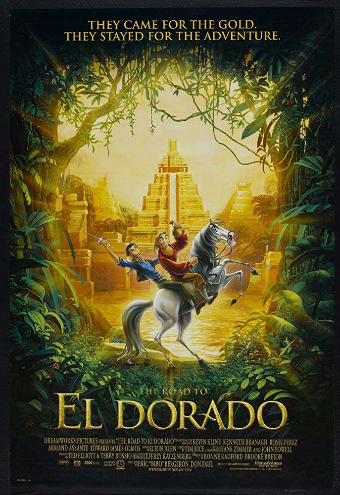 勇闖黃金城_The Road to El Dorado_電影海報