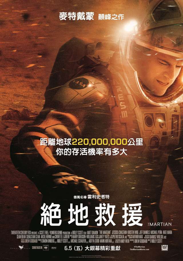 絕地救援_The Martian_電影海報