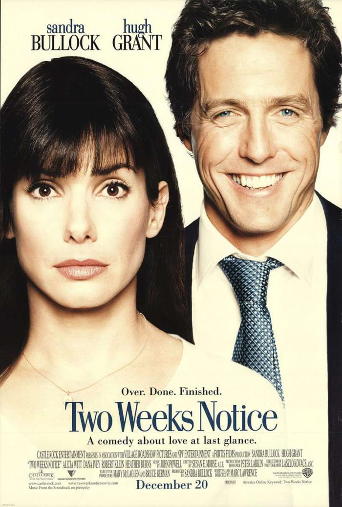 貼身情人_Two Weeks Notice_電影海報