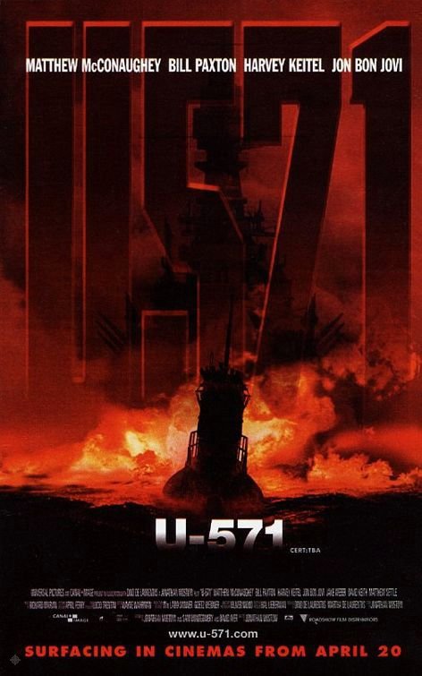 獵殺Ｕ－５７１_U-571_電影海報