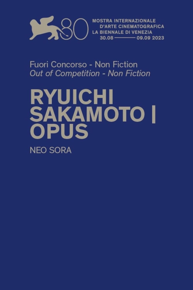坂本龍一：OPUS_Ryuichi Sakamoto Opus_電影海報