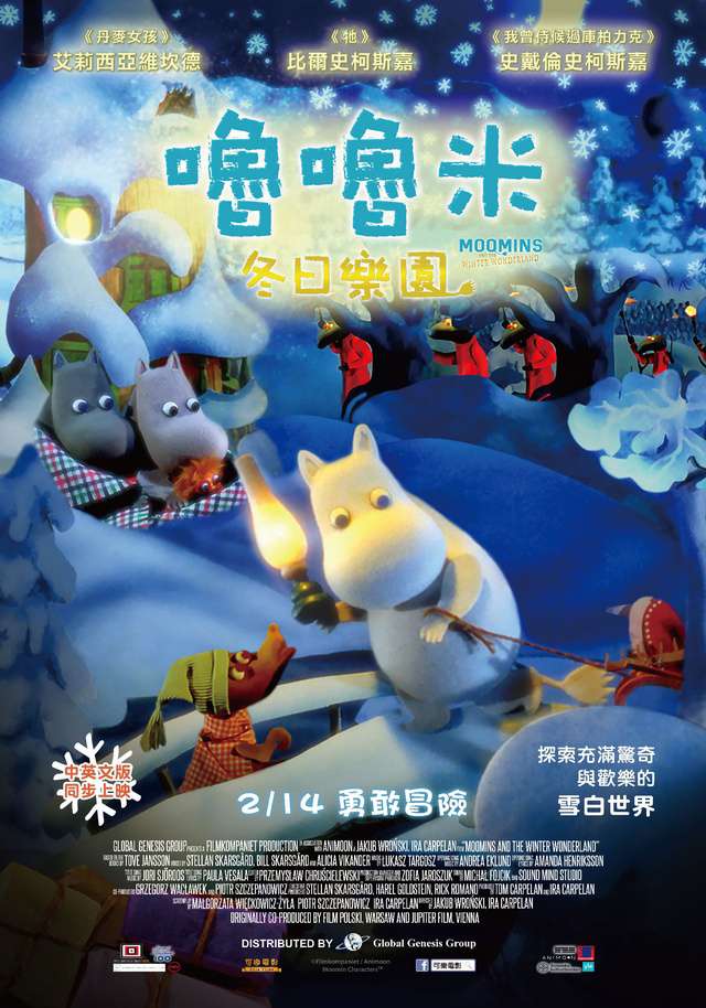 嚕嚕米冬日樂園_Moomins And The Winter Wonderland_電影海報