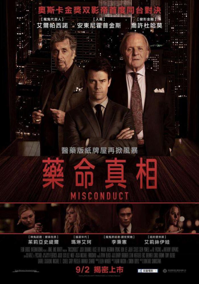 藥命真相_Misconduct_電影海報