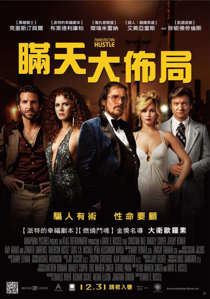瞞天大佈局_American Hustle_電影海報