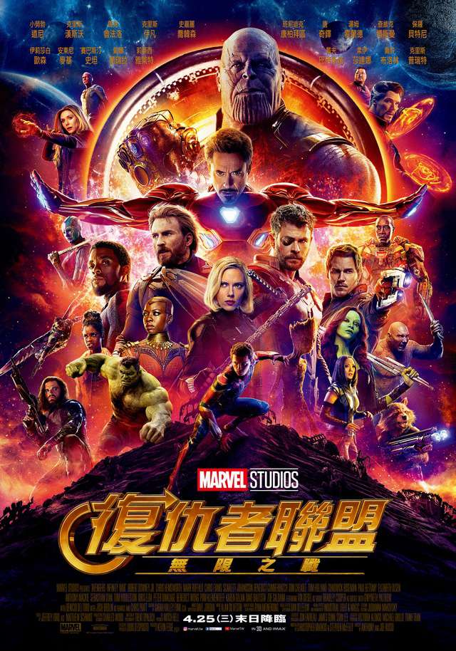 復仇者聯盟3:無限之戰_Avengers: Infinity War_電影海報