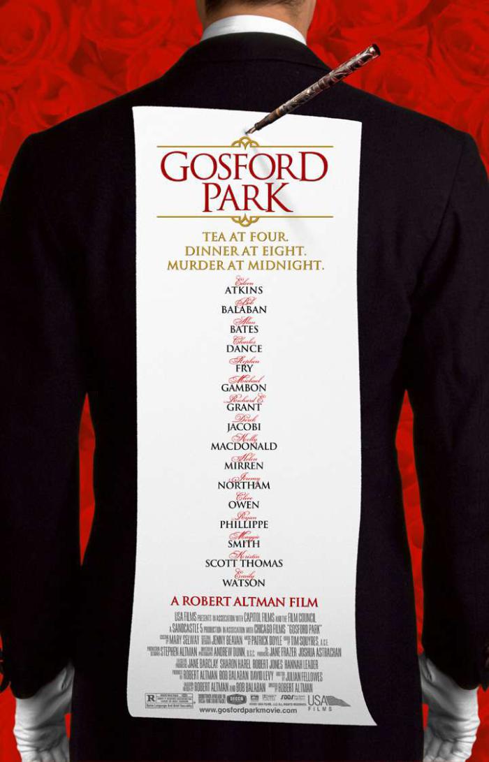 謎霧莊園_Gosford Park_電影海報