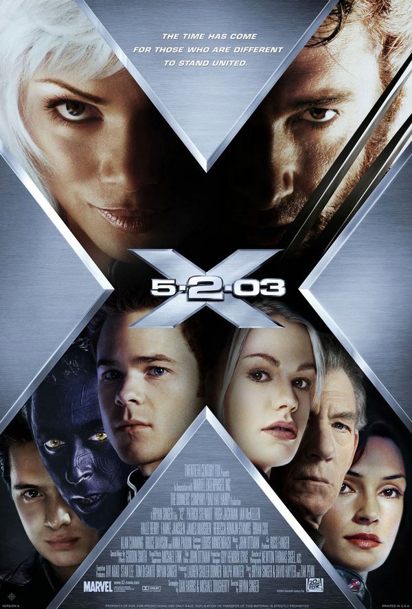X戰警2_X-Men 2_電影海報