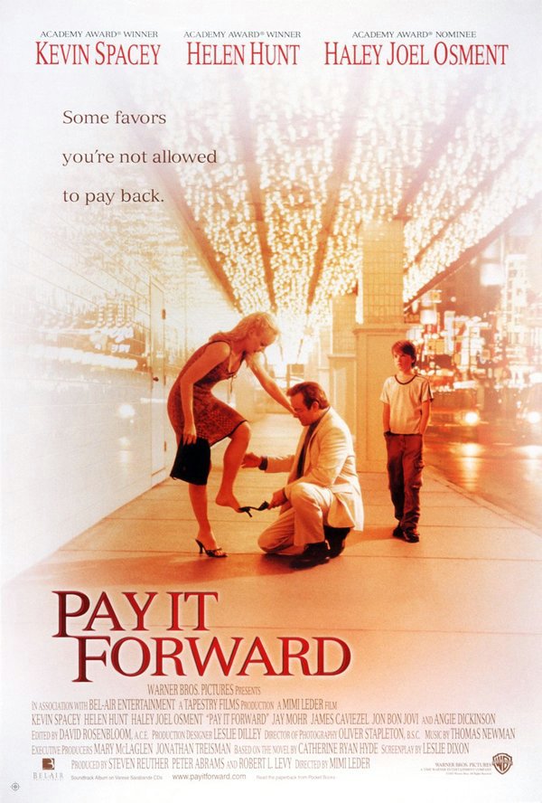 讓愛傳出去_Pay It Forward_電影海報