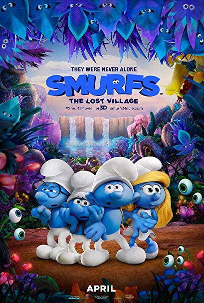 藍色小精靈：失落的藍藍村_Smurfs: The Lost Village_電影海報