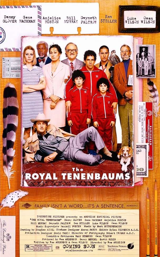 天才一族_The Royal Tenenbaums_電影海報
