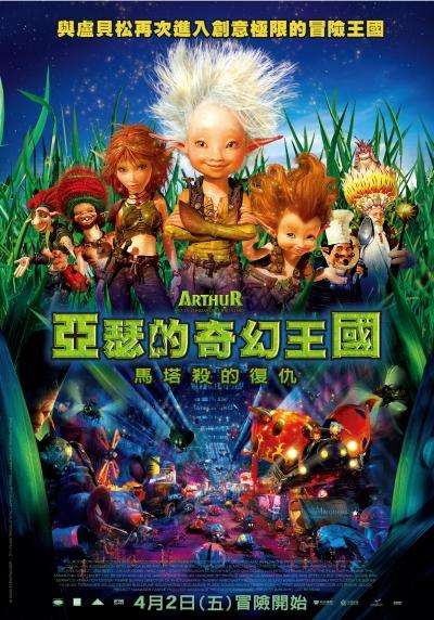 亞瑟的奇幻王國2：馬塔殺的復仇_Arthur and the Vengeance of Maltazard_電影海報