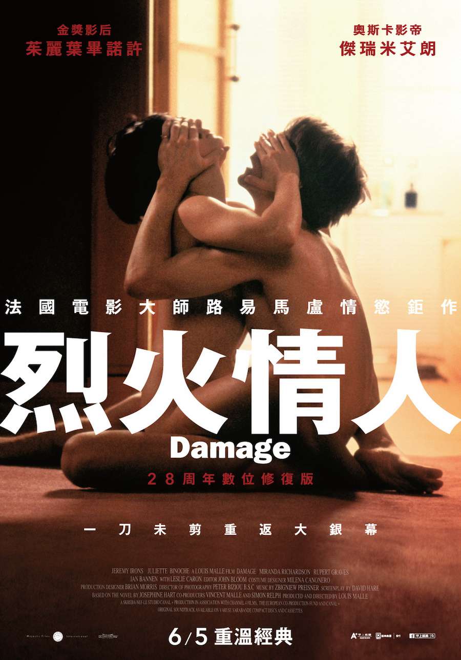 烈火情人_Damage_電影海報