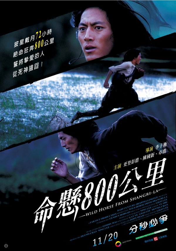 命懸800公里_Wild Horse from Shangrila_電影海報