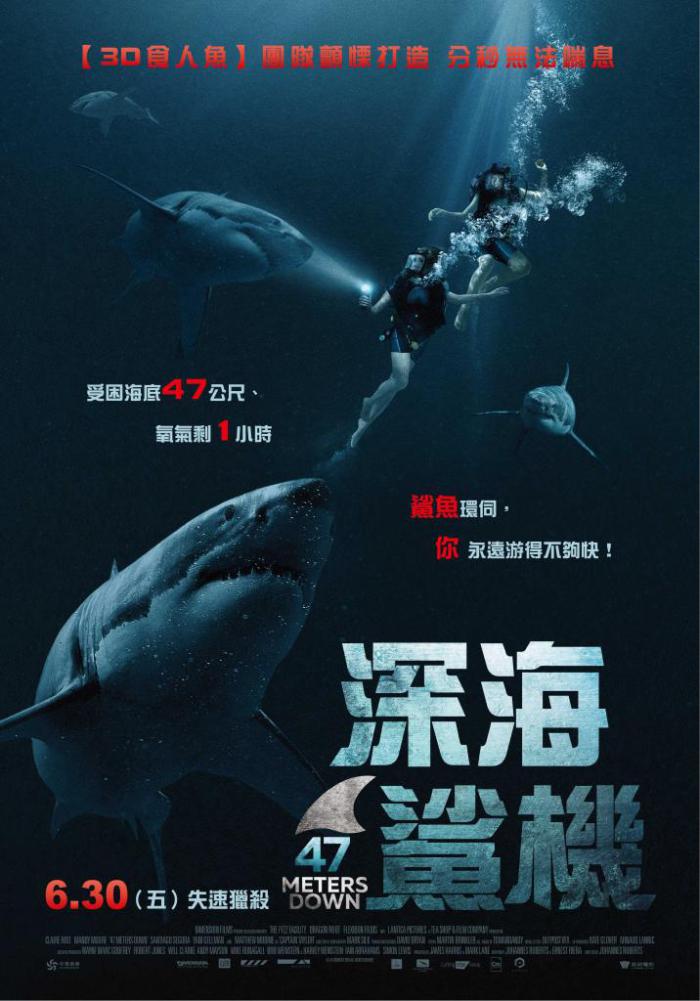 深海鯊機_47 Meters Down_電影海報