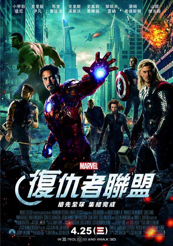 復仇者聯盟_The Avengers_電影海報
