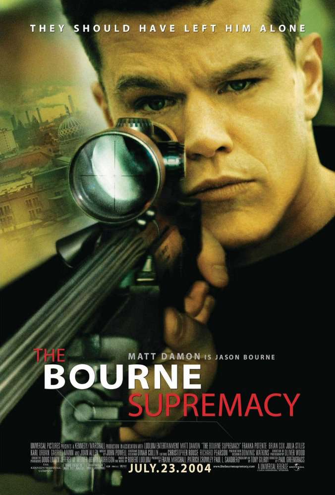 神鬼認證2：神鬼疑雲_The Bourne Supremacy_電影海報