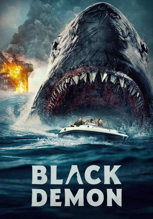 正宗巨齒鯊_The Black Demon_電影海報